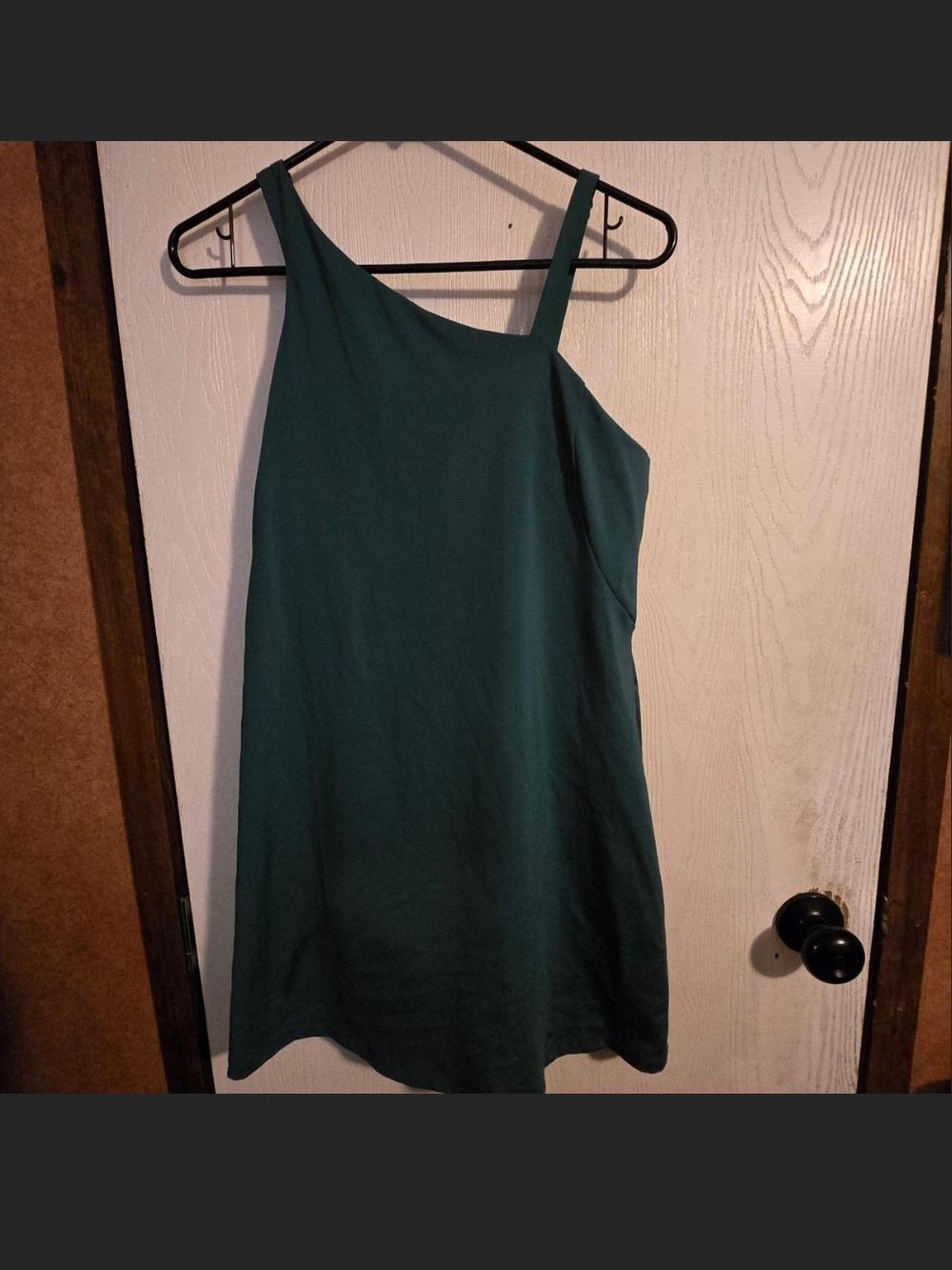 Avia Teal One-Shoulder A-Line Active Dress